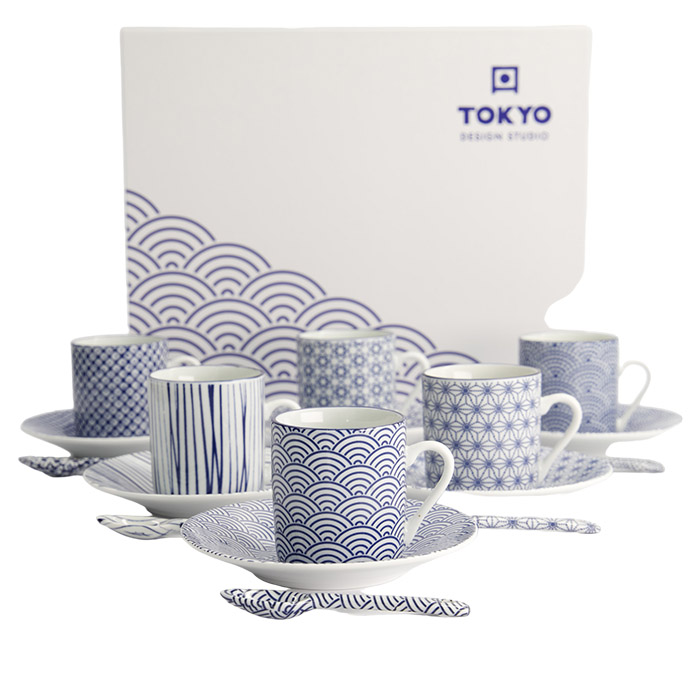 TDS Espresso set Nippon plavi