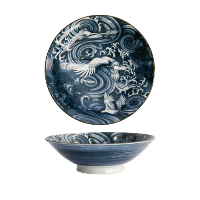 TDS Bowl Dark Grey Crane