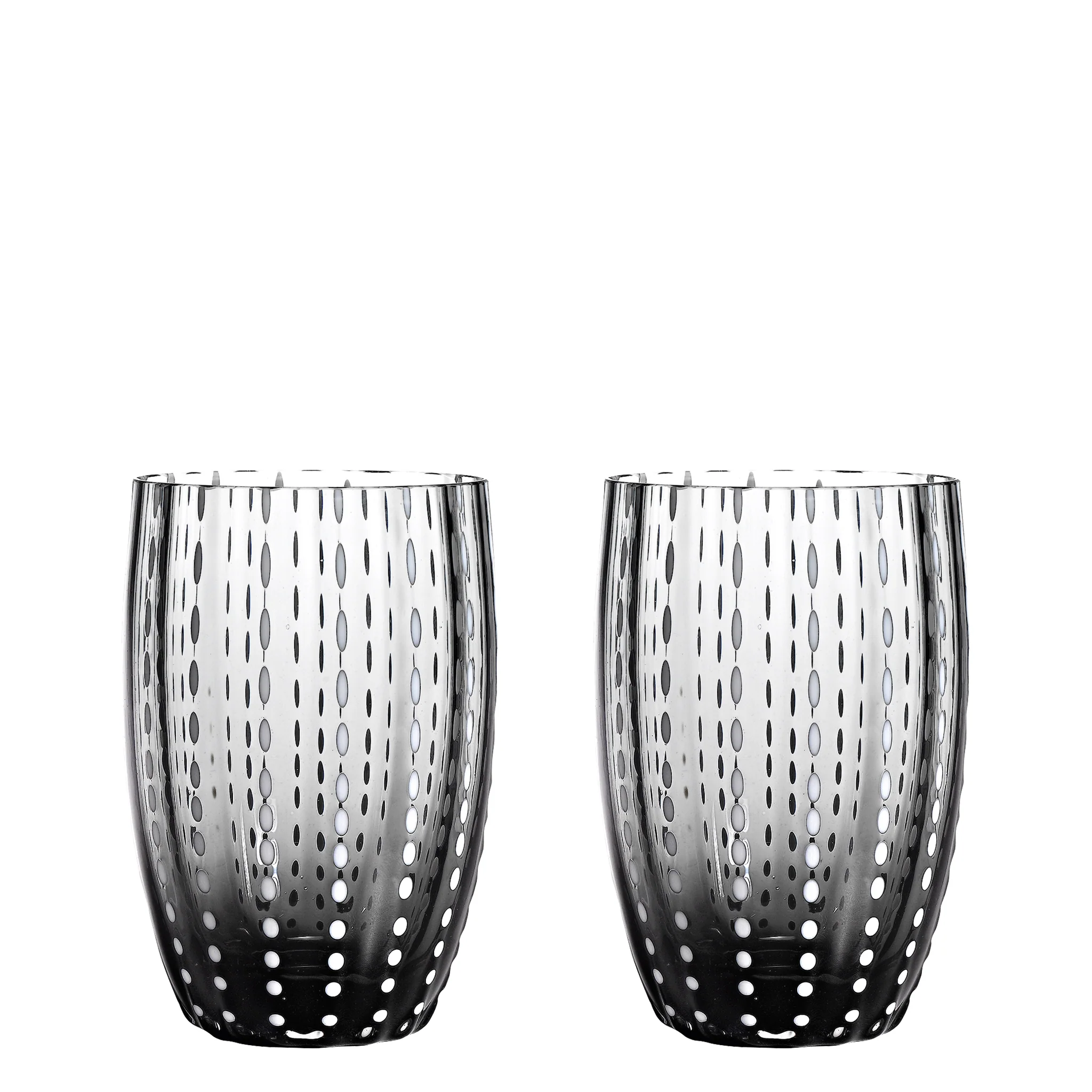 Perle Tumbler grey 32cl 1/2