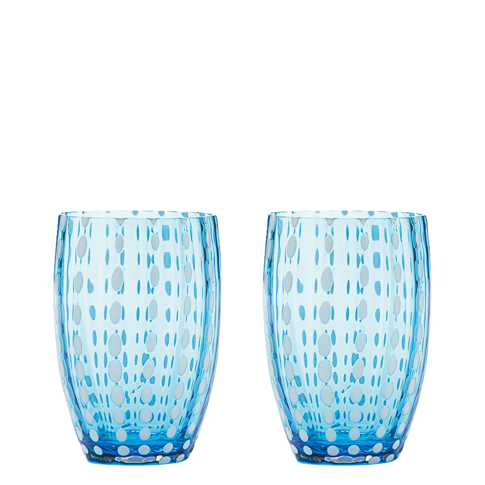 Perle Tumbler aquamarine 32cl 1/2