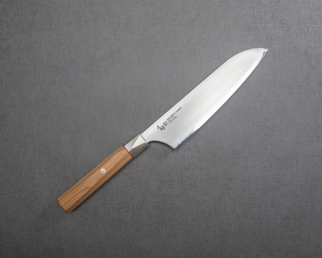 Macusta Aogami Super Santoku 180mm