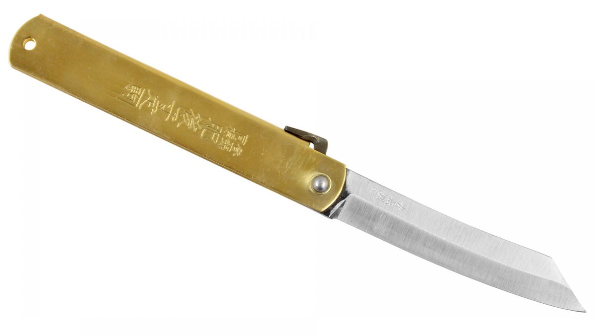 Higanokami Aogami extra large 120mm bronzani