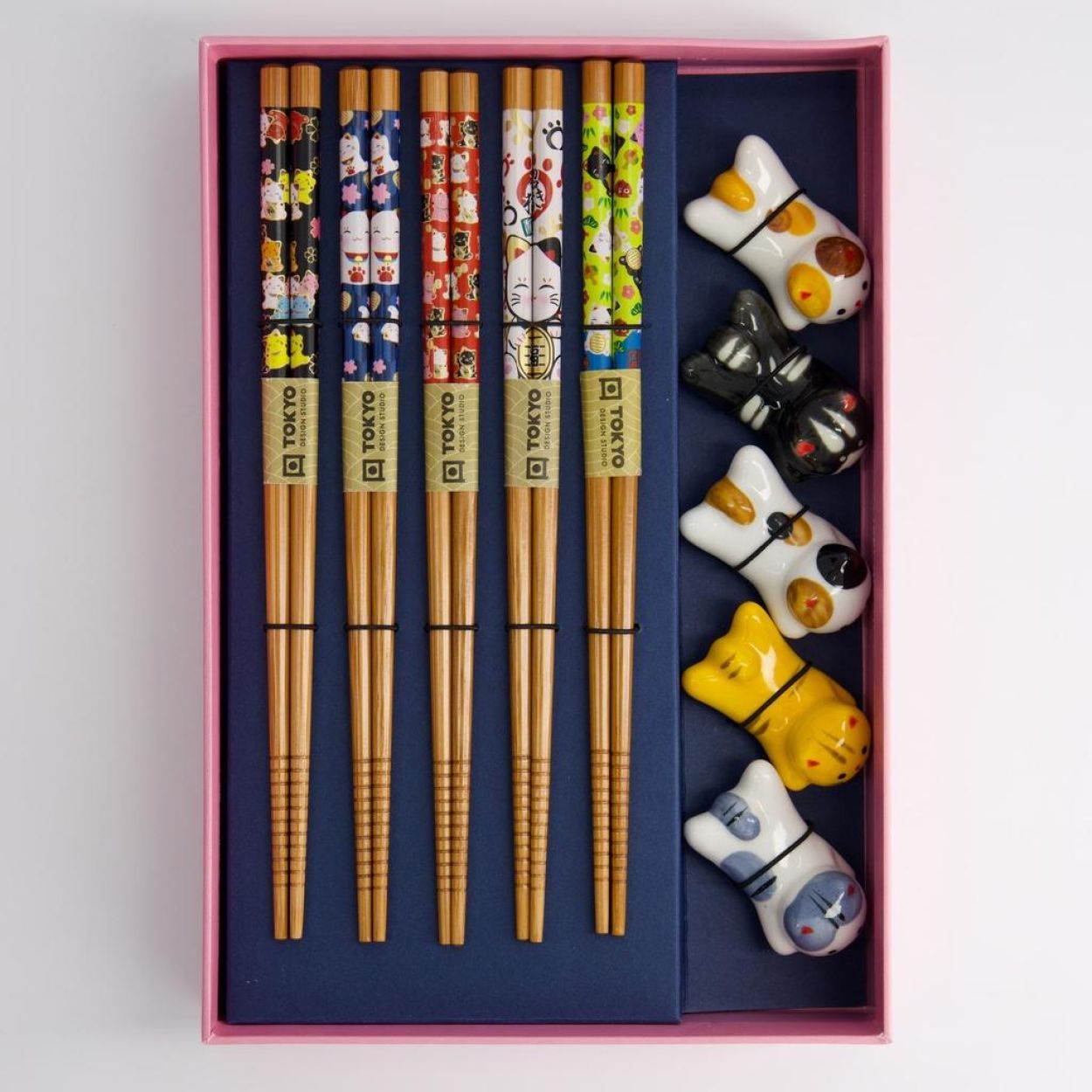 TDS Stapici set Lucky Cats 5 pari