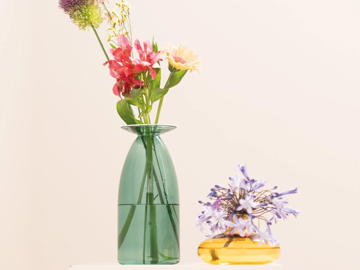 Un Fiore vaza lake green 22cl