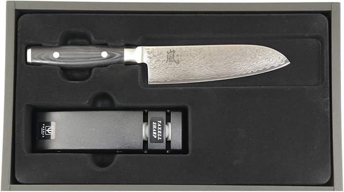 Yaxell Ran set Santoku 165mm-shar